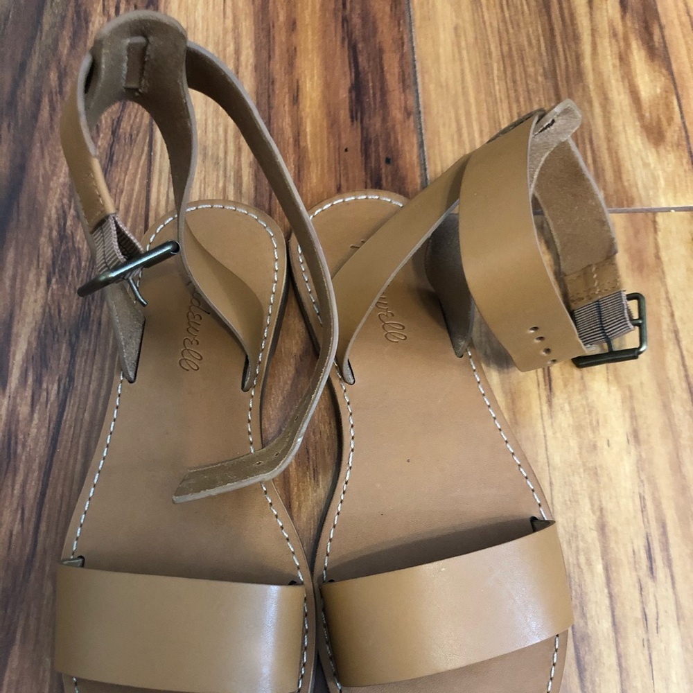 Madewell boardwalk ankle sandals